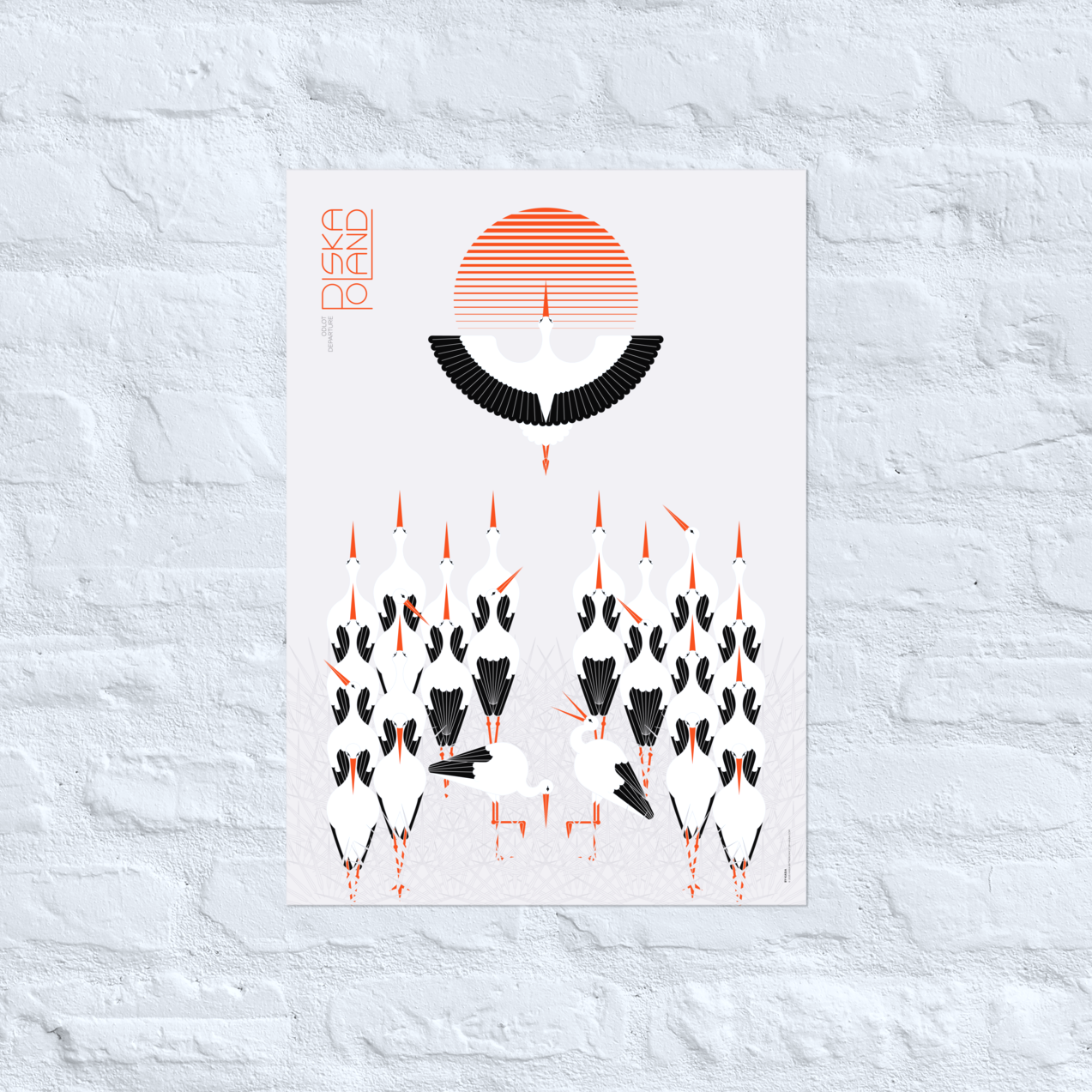 Storki—Odlot/Departure Poster A2