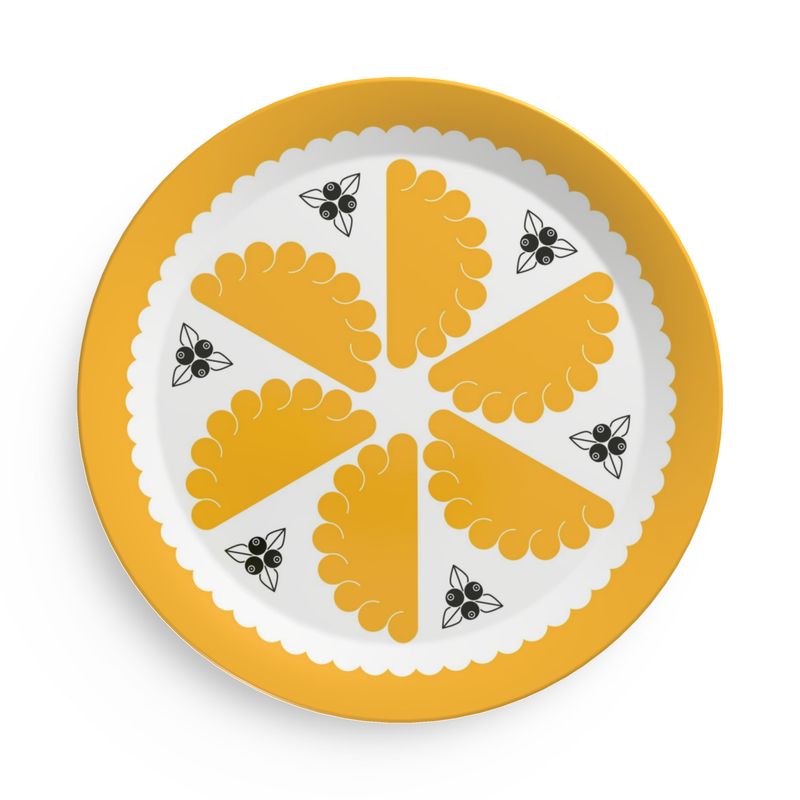 Pierogi Party Plastic Plates