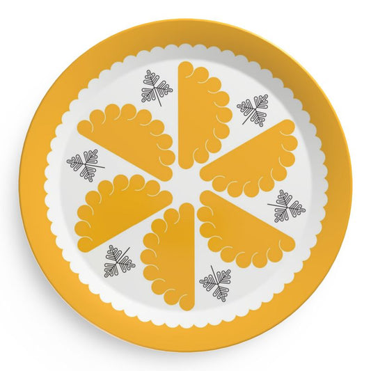 Pierogi Party Plastic Plates