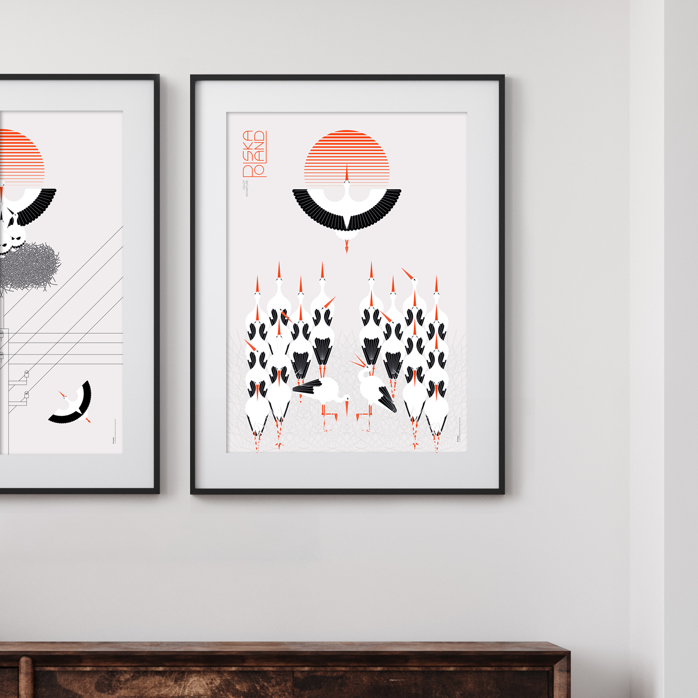 Storki—Odlot/Departure Poster