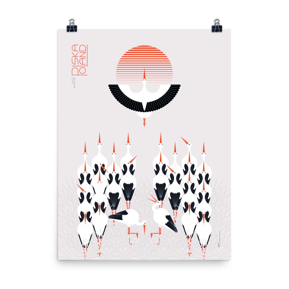 Storki—Odlot/Departure Poster 18" x 24"