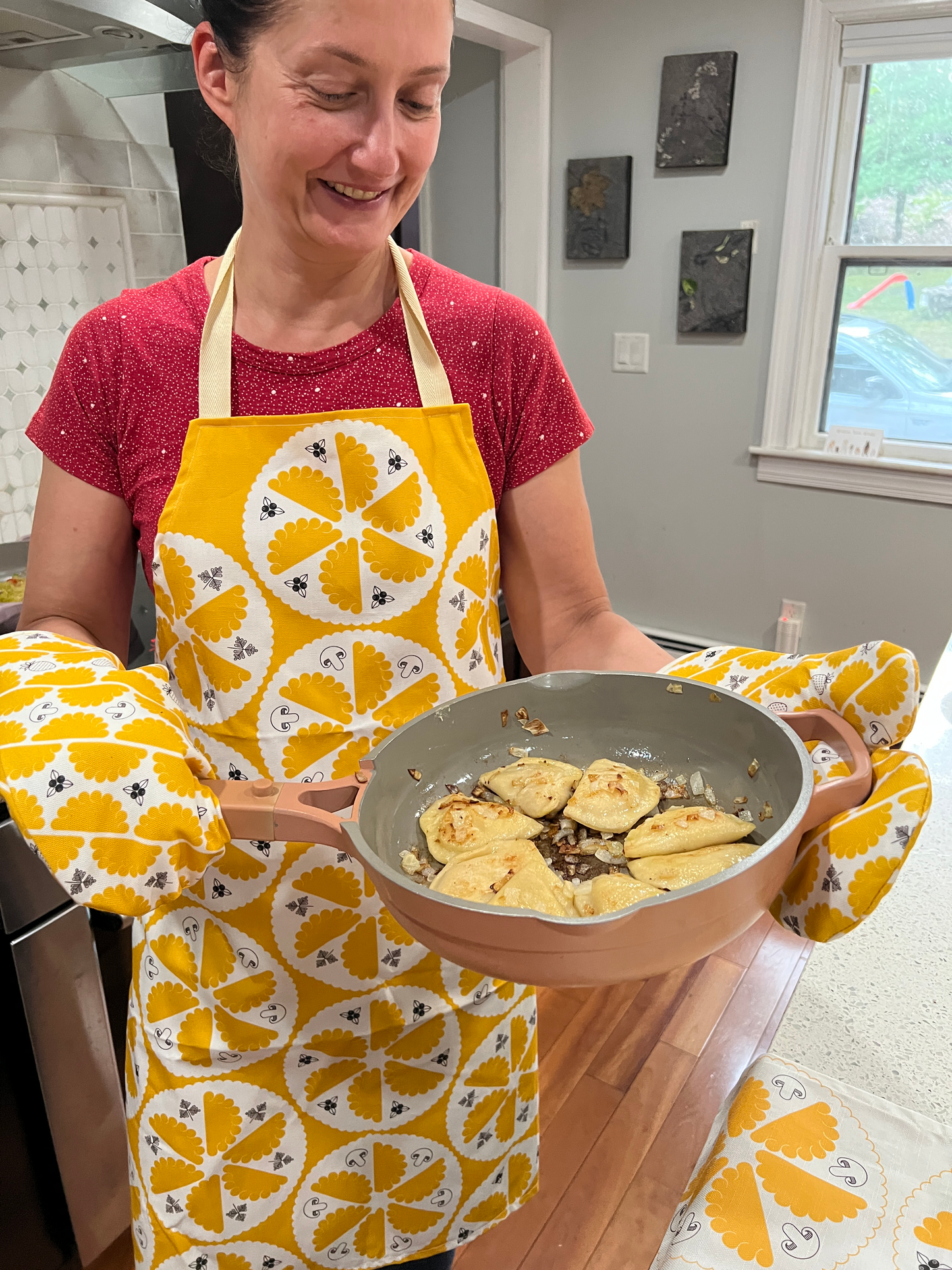 Pierogi Party Oven Glove