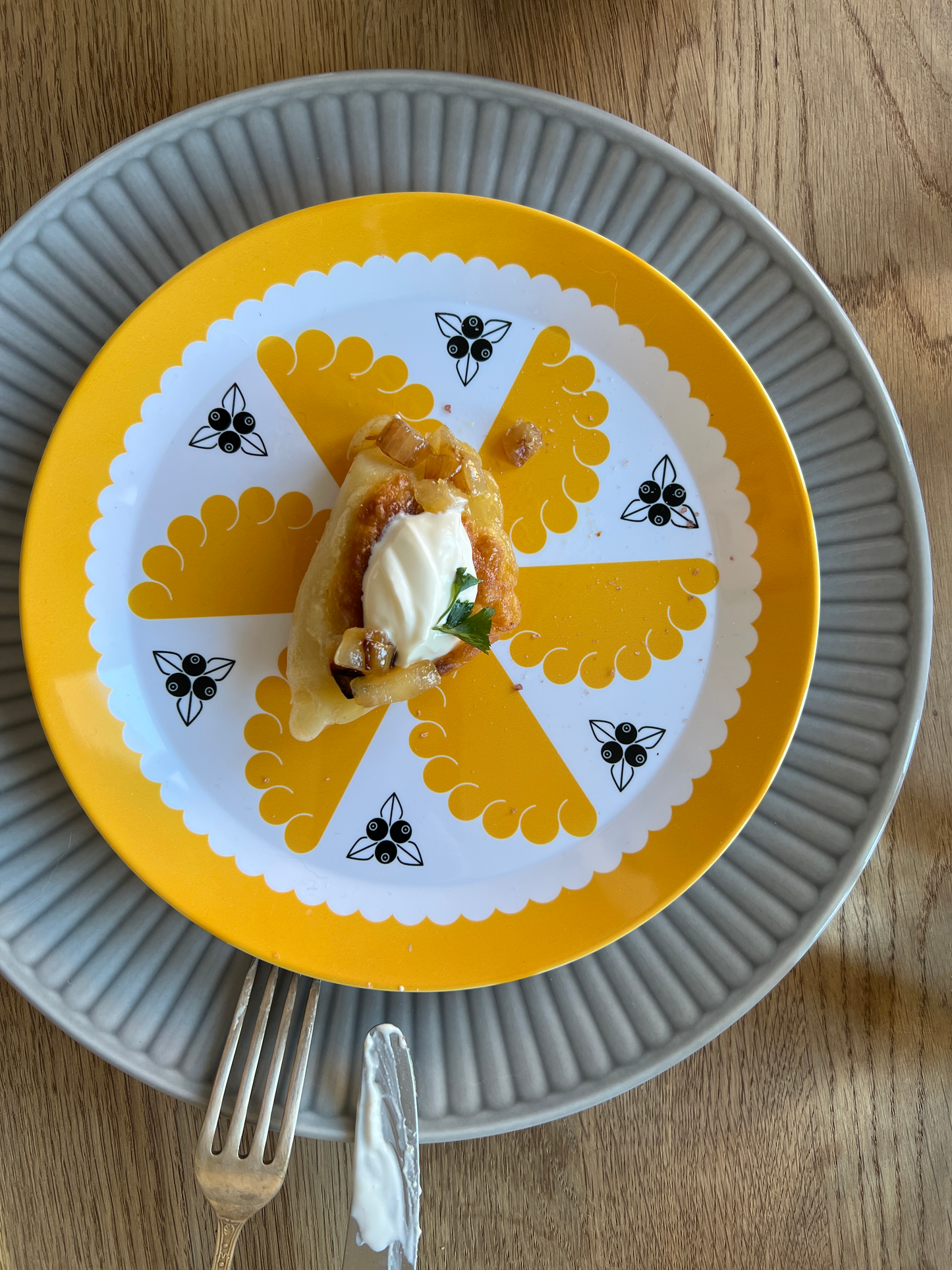 Pierogi Party Plastic Plates